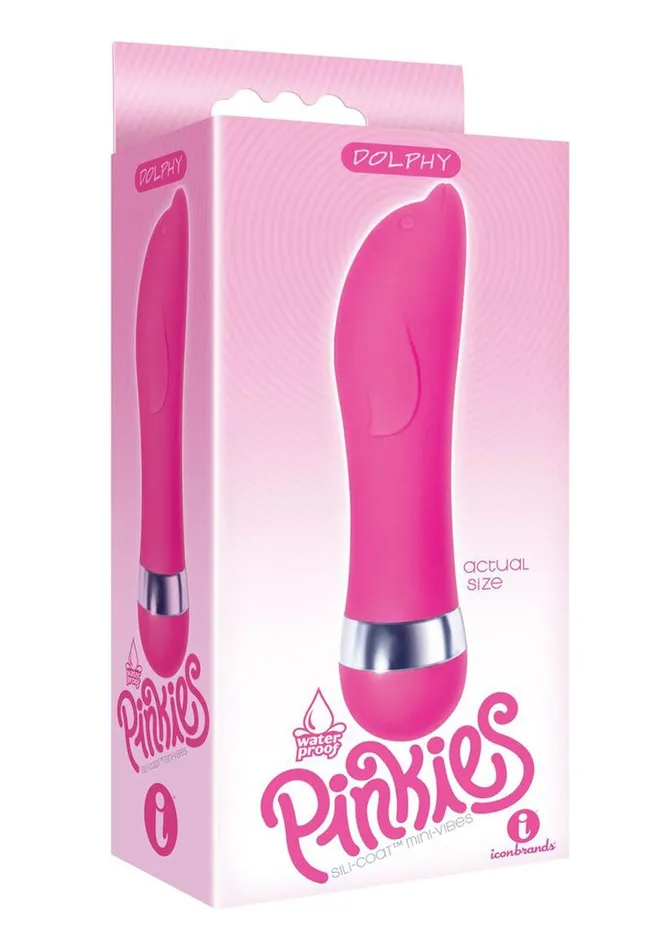 The 9s Pinkies Dolphy Silicone Mini Vibrator THE 9S Female Sex Toys