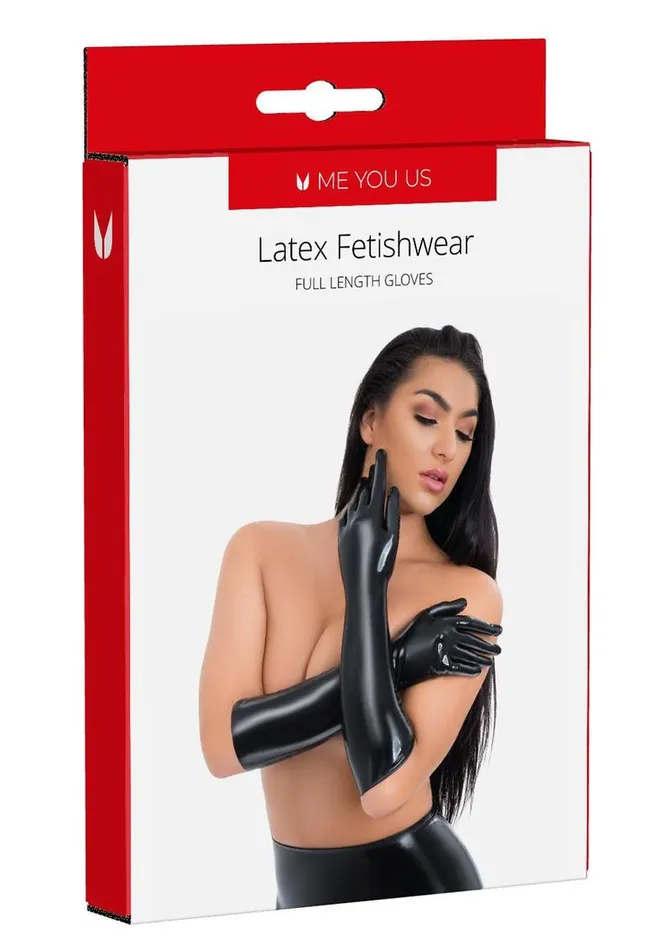Vibrators Me You Us ME YOU US Latex Full Length Gloves