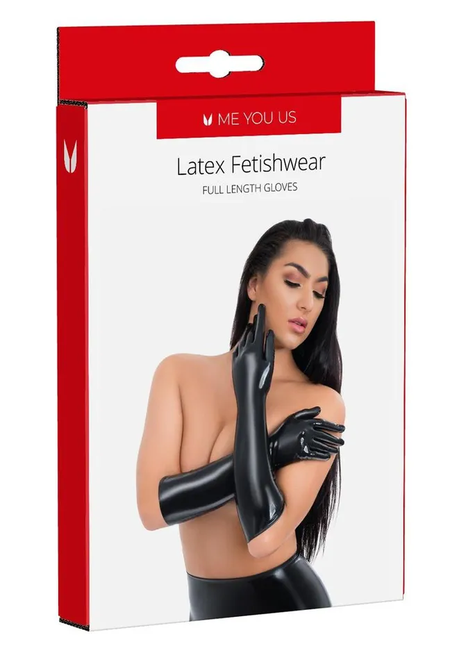 Vibrators Me You Us ME YOU US Latex Full Length Gloves