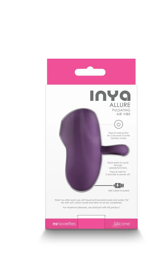 Vibrators nsnovelties Inya Allure Dark Purple Vibrators nsnovelties Inya Allure Dark Purple