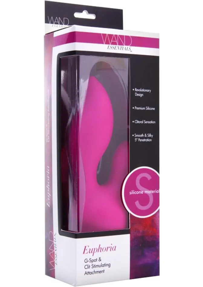 Wand Essentials Female Sex Toys Wand Essentials Euphoria GSpot Clit Stim Silicone Attachment